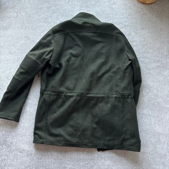 $450 Jagdhund Wool Green Hunting Winter Coat - Picture 4 of 9